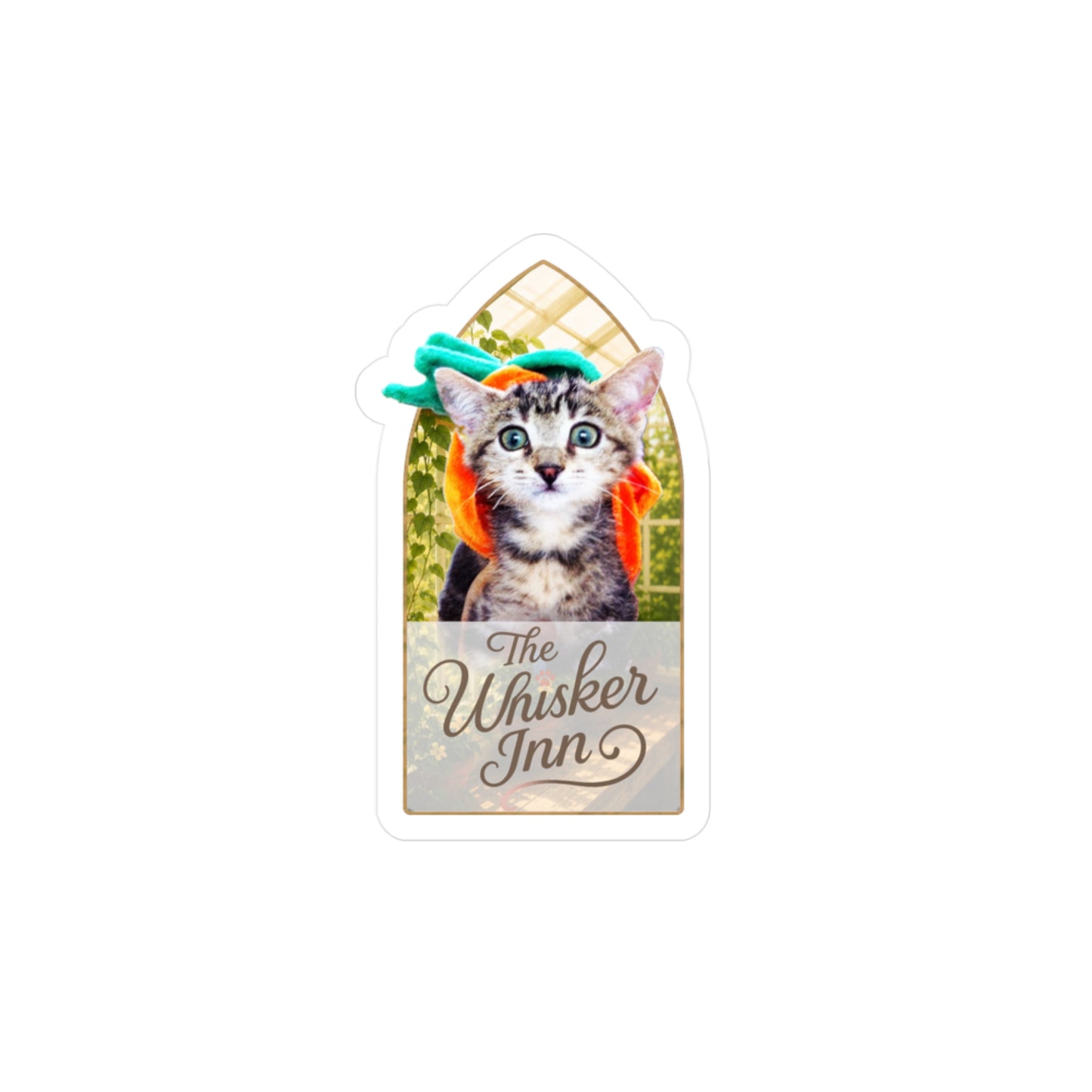 The Whisker Inn – Paws 'N Purrs PnP Mascot Dawn Vinyl Sticker