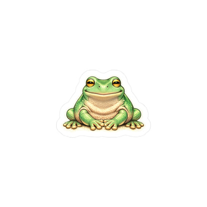 This is My Happy Face - White's Tree Frog Sticker
