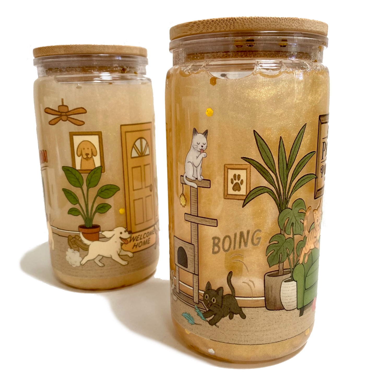 Cat/Dog House Zoomies - Snow Globe Tumblers