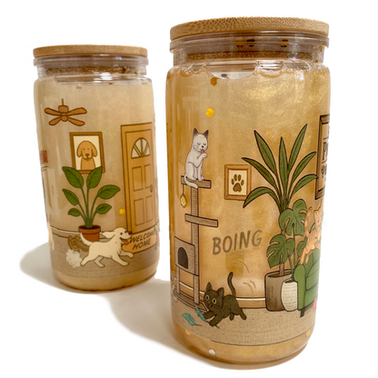 Cat/Dog House Zoomies - Snow Globe Tumblers