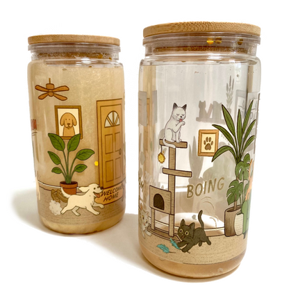Cat/Dog House Zoomies - Snow Globe Tumblers