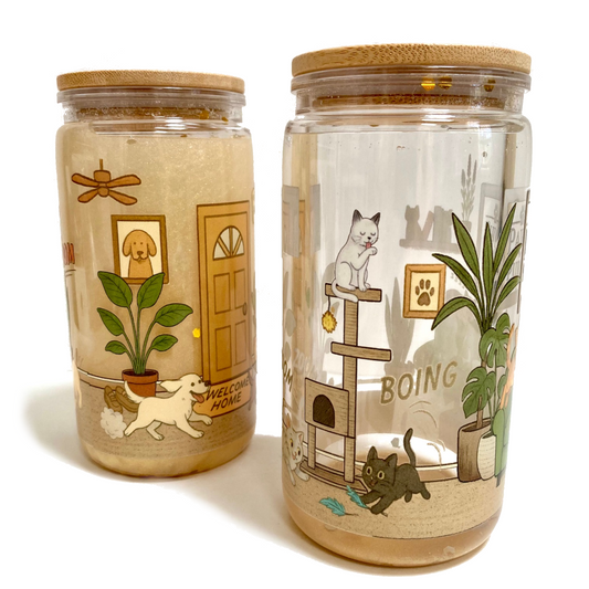 Cat/Dog House Zoomies - Snow Globe Tumblers