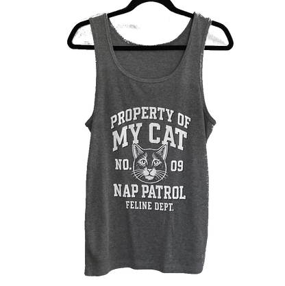 Property of My Cat Nap Patrol - Women's Micro Ribbed Tank