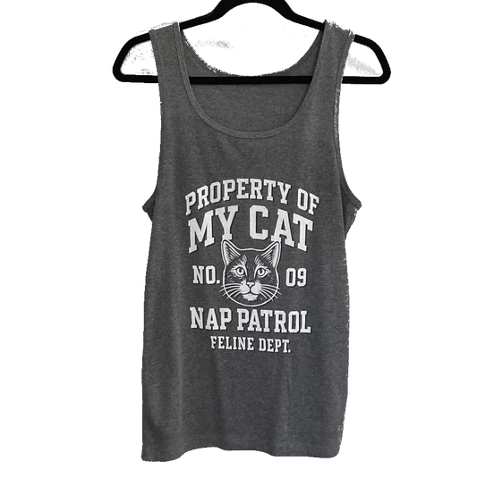Property of My Cat Nap Patrol - Women's Micro Ribbed Tank