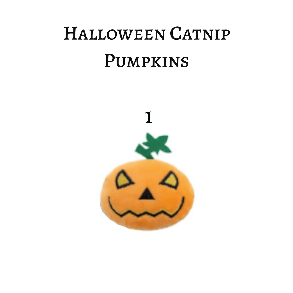 Halloween Pumpkins - Catnip Cat Toy