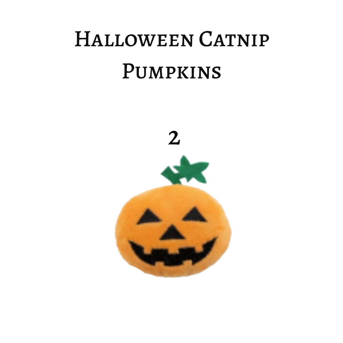Halloween Pumpkins - Catnip Cat Toy