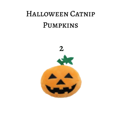 Halloween Pumpkins - Catnip Cat Toy