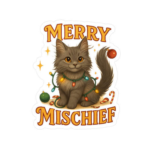 Merry Mischief Cat - Limited-time Seasonal Design Sticker