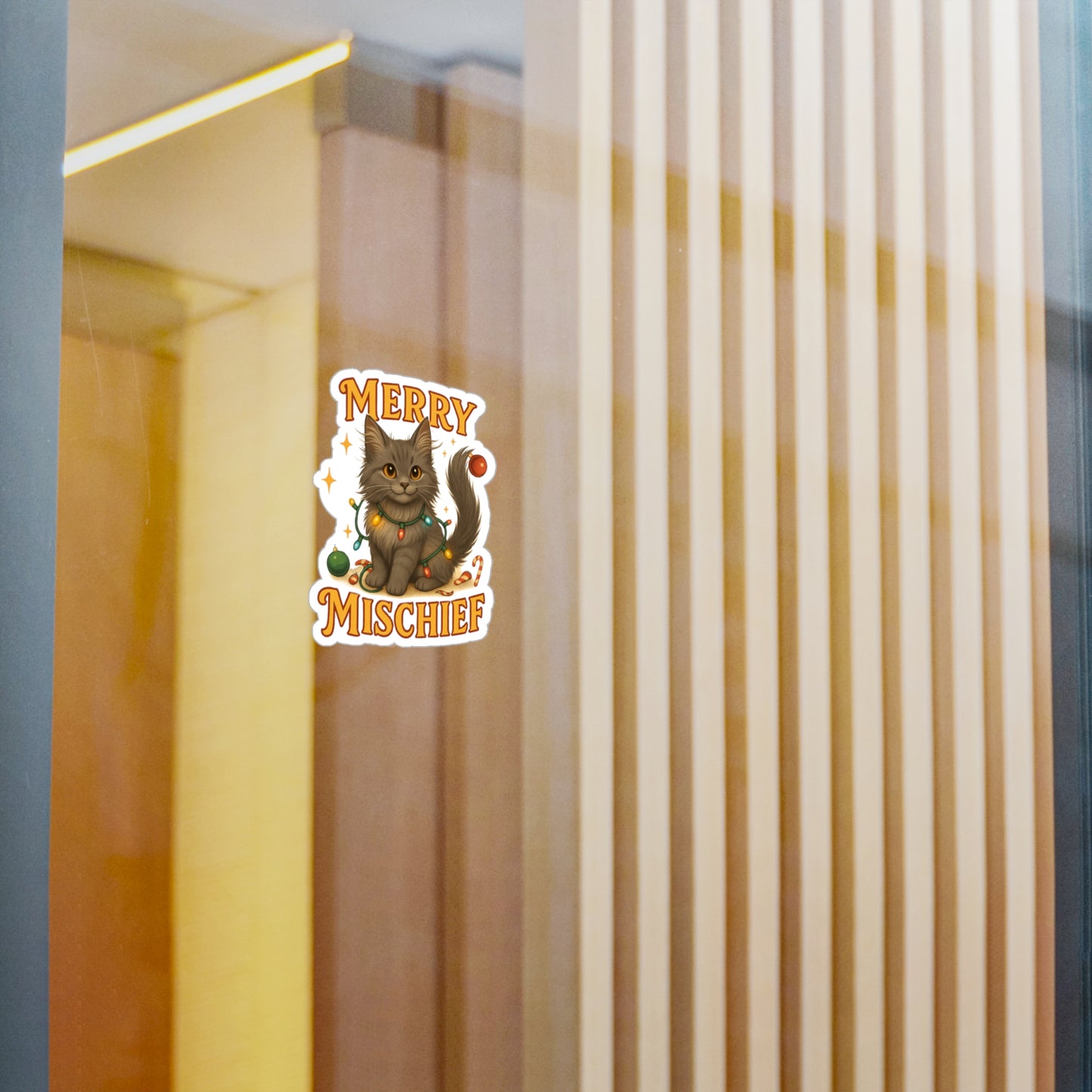 Merry Mischief Cat - Limited-time Seasonal Design Sticker