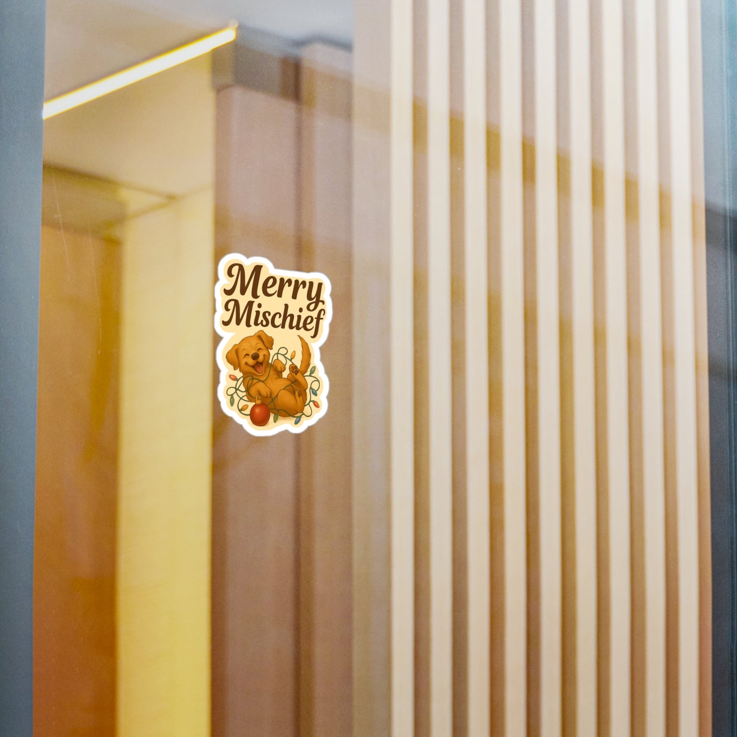 Merry Mischief Dog - Limited-time Seasonal Design Sticker