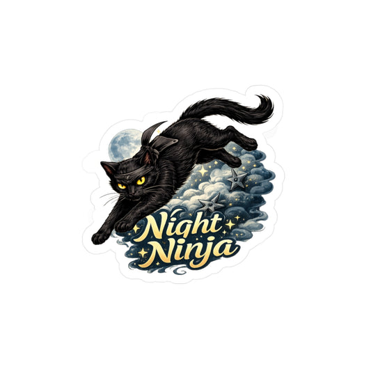 Night Ninja - Cat Sticker