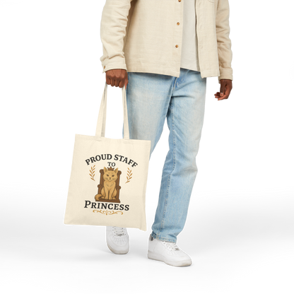 Personalized Proud Staff of the Royal Feline – Custom Cat Name Tote Bag