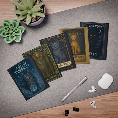 Mystical Cats: Greeting Card Set (5-Pack)