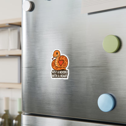 Just a Noodle With a Heart - Cornsnake Sticker