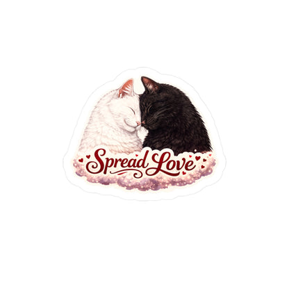Spread Love - Cat Pair Sticker