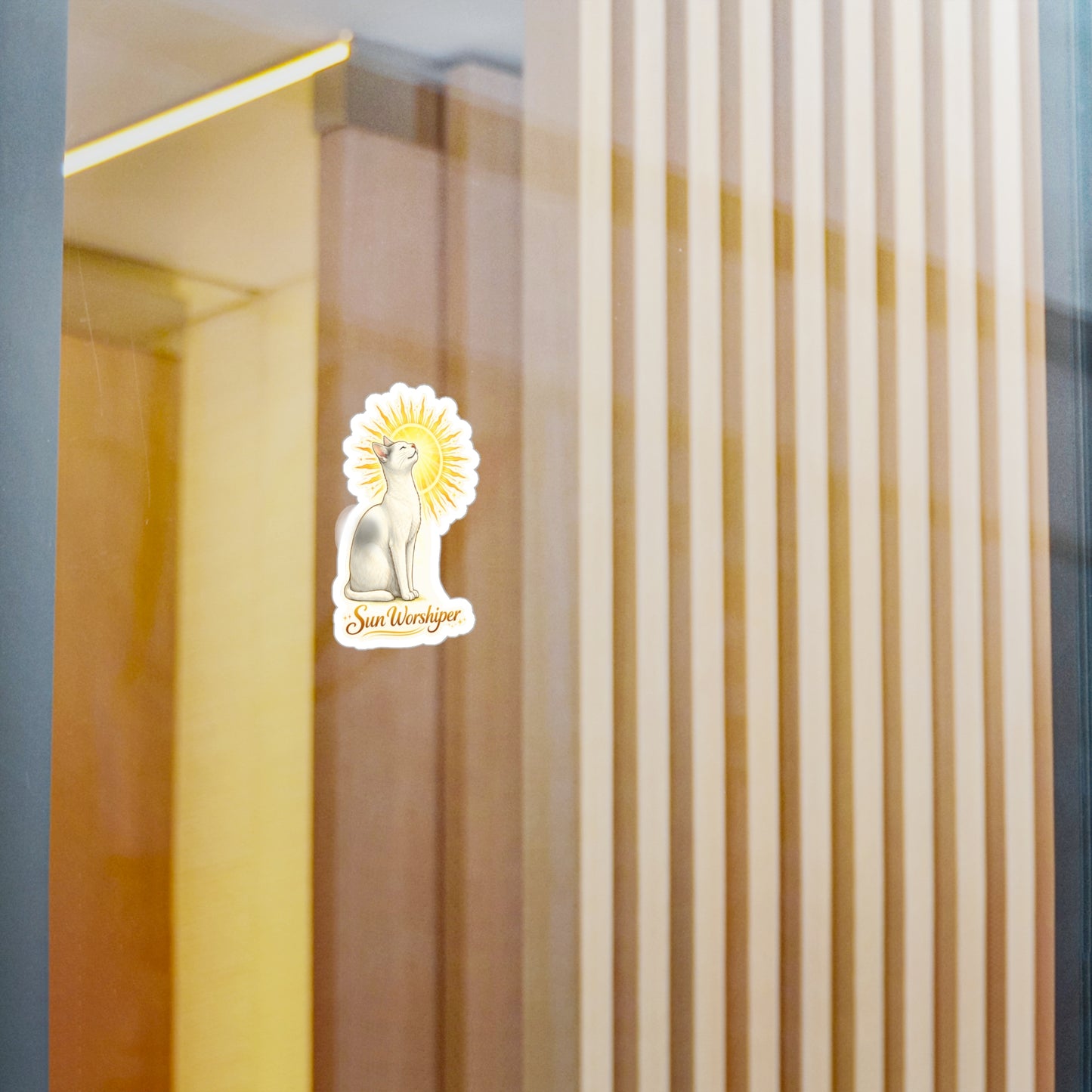 Sun Worshiper - Cat Sticker