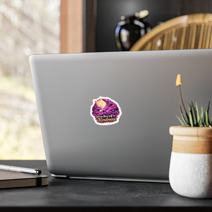 Wrap Yourself in Kindness - Life Lessons Cat Sticker