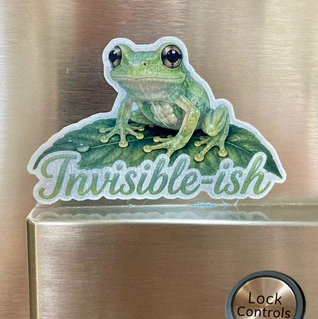 Invisible-ish - Glass Frog Sticker