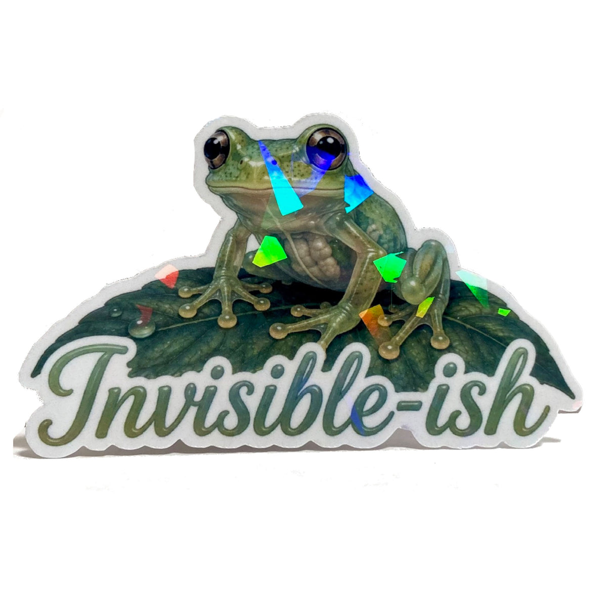 Invisible-ish - Glass Frog Sticker