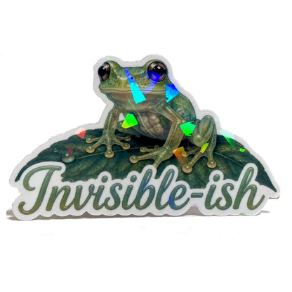 Invisible-ish - Glass Frog Sticker