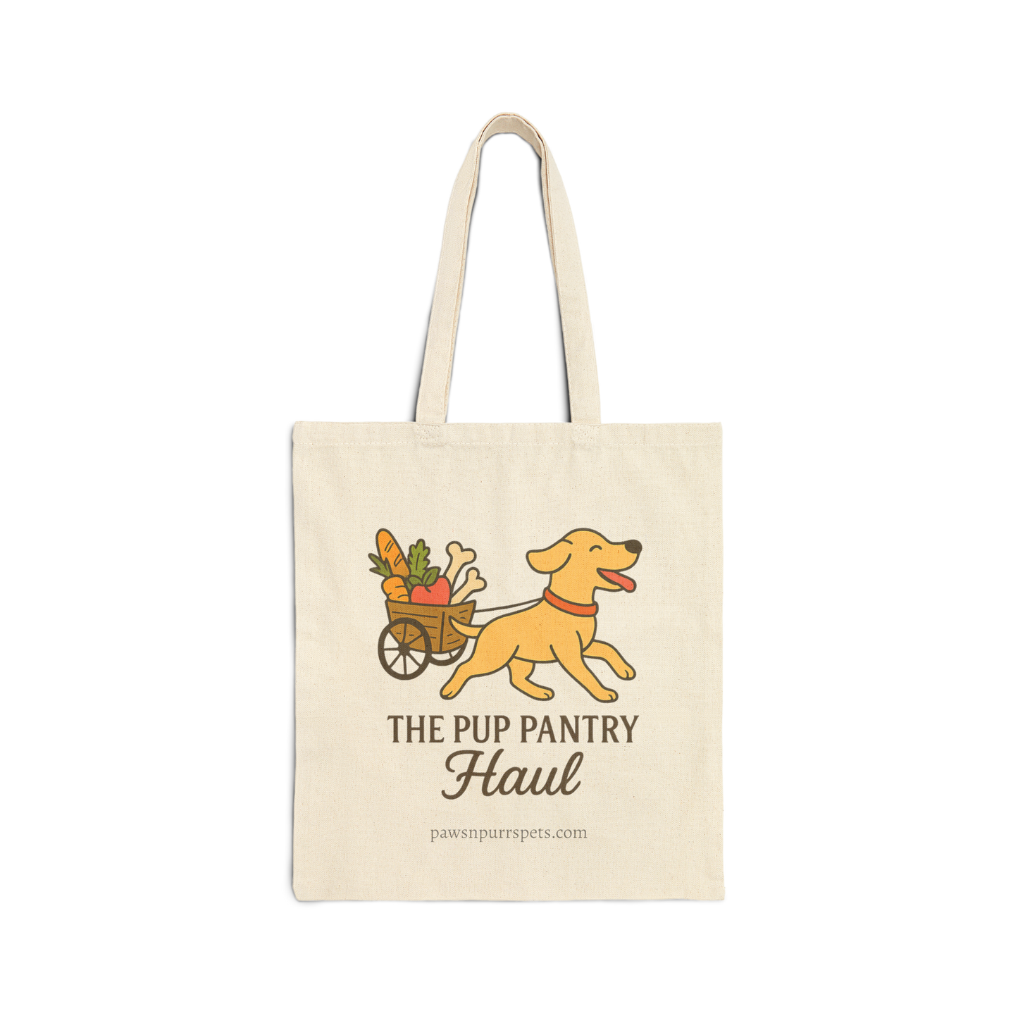 Good Boy Grocery and Pup Pantry Designs - Dog Canvas Tote Bag