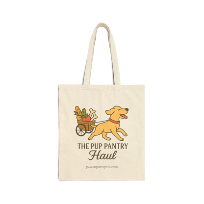 Good Boy Grocery and Pup Pantry Designs - Dog Canvas Tote Bag