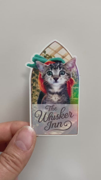 The Whisker Inn – Paws 'N Purrs PnP Mascot Dawn Vinyl Sticker