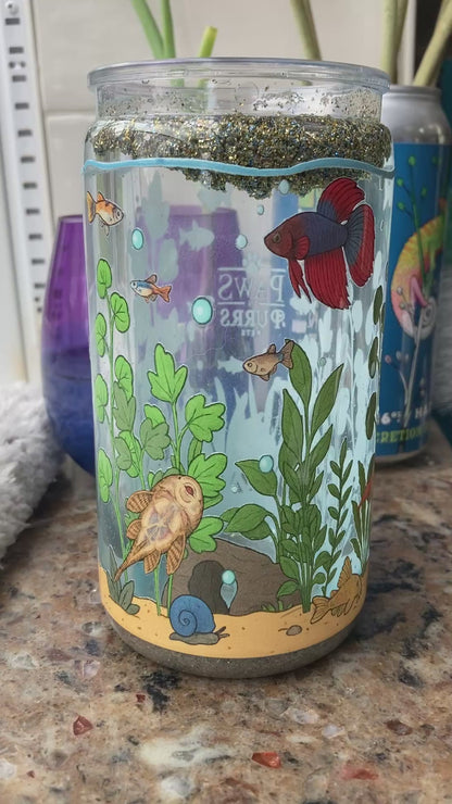 Aquarium Fishtanks - Snow Globe Tumblers