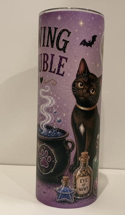 Brewing Trouble - 20oz Glow-in-the-Dark Steel Tumbler
