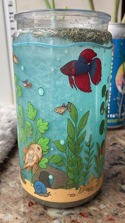 Aquarium Fishtanks - Snow Globe Tumblers