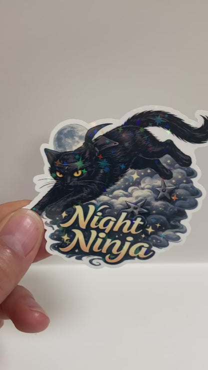 Night Ninja - Cat Sticker